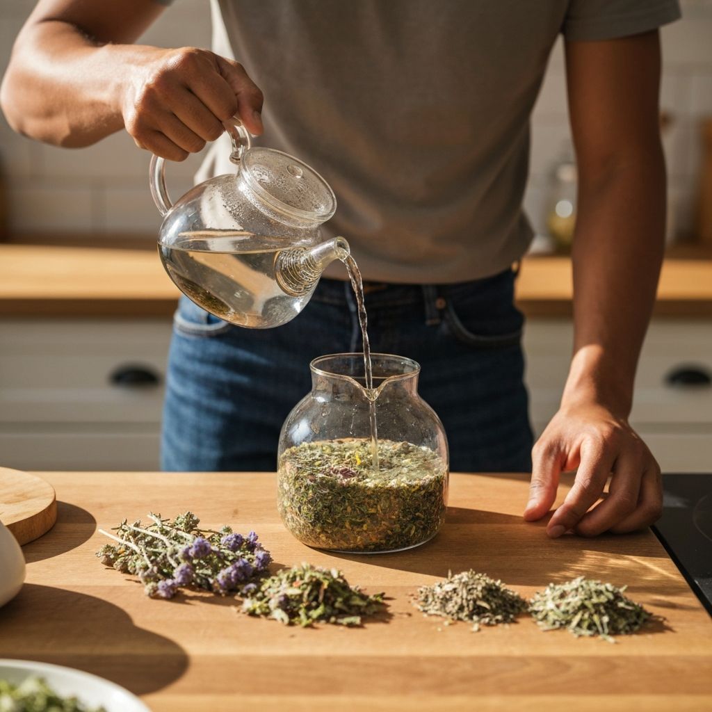 Kräutertee Zubereitung